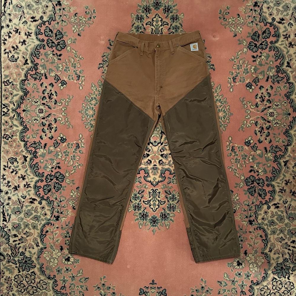 Vintage 80’s CARHARTT Upland Canvas & Nylon Field Brush Hunting Pants